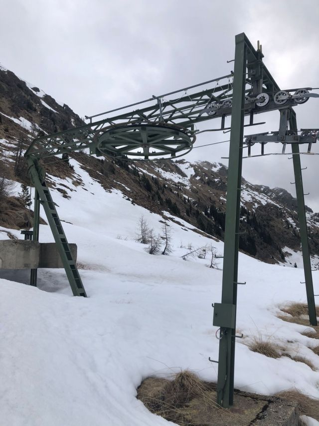 Schlepplift 1140 m Länge.