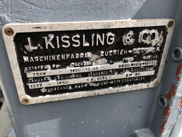 Kissling Getriebe Motor Heuss