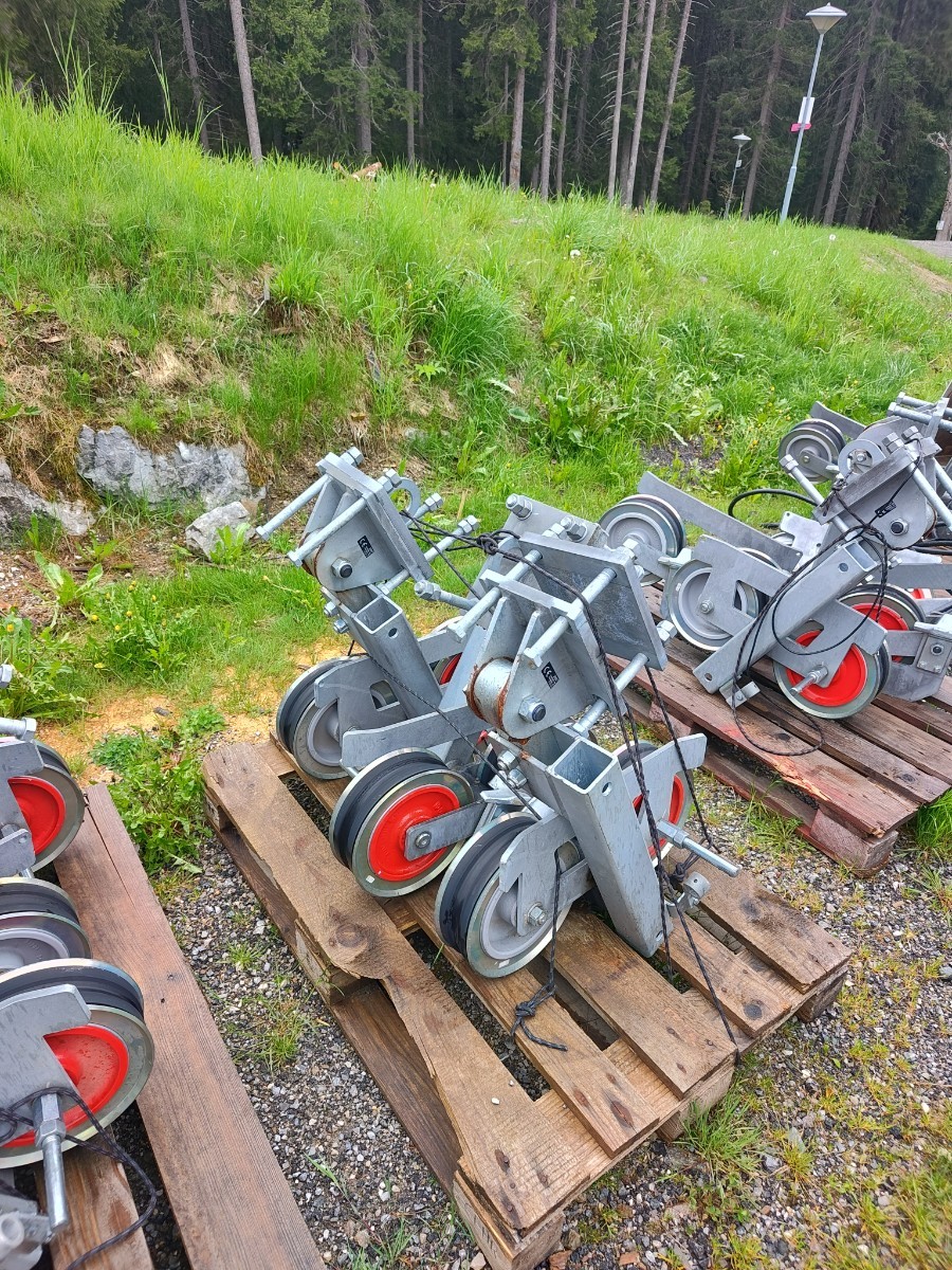 Schlepplift Rollenbatterien