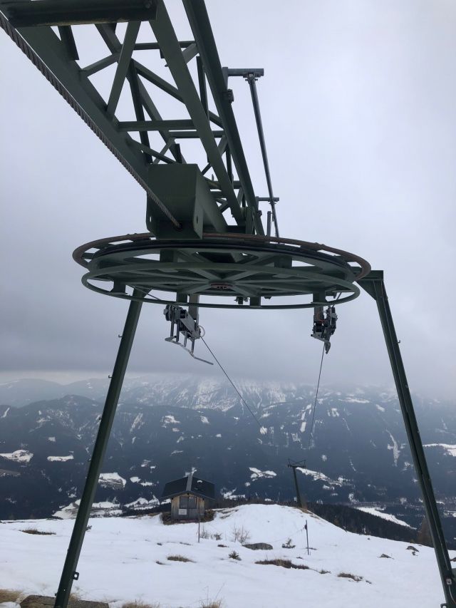 Schlepplift 1140 m Länge.